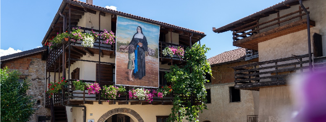 Visita alla casa di Santa Paolina, a Vigolo Vattaro